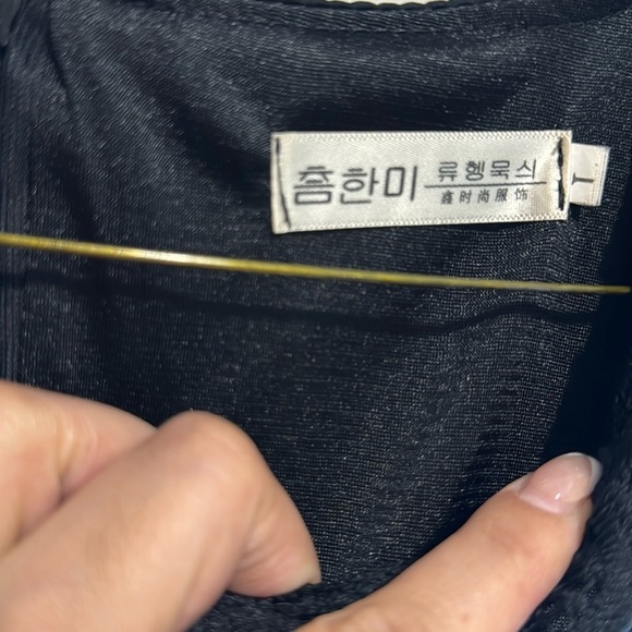 Women’s Chinese Brand Black Lace Tank Top Size Medium - Picture 6 of 10